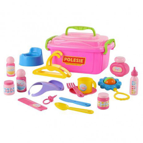 Polesie Toys Set for playing in a suitcase Nanny from Pakostnik