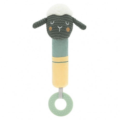 Kikkaboo Squeaky toy with teether 21.5cm 0m+ Sleepy Sheep from Pakostnik