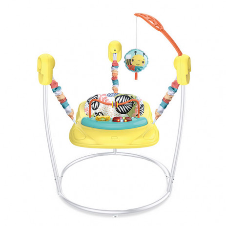 Chipolino Active Center - Bungee on stand JUMPY CAR 6m+ Yellow from Pakostnik