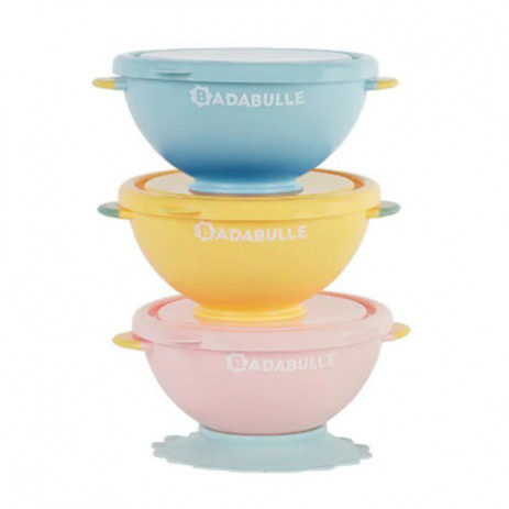 Badabulle Funcolour Baby Bowls Set of 3 B005108 from Pakostnik