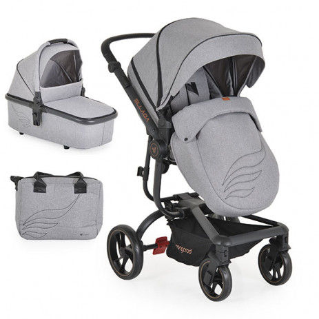 Cangaroo Combined baby stroller 2in1 ELLADA (up to 22 kg) Grey from Pakostnik