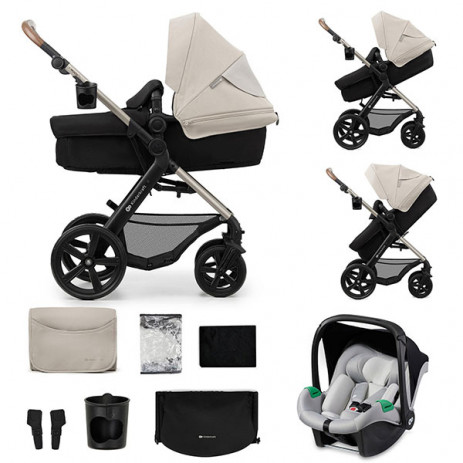 KinderKraft Baby Stroler 3in1 MOOV 2 (up to 22 kg) Moonlight Grey from Pakostnik