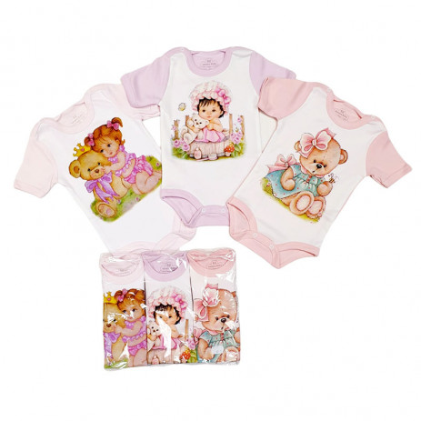 Venera Set 3 pcs bodysuit 8092 (62, 68, 74, 80, 86, 92, 98 cm) from Pakostnik