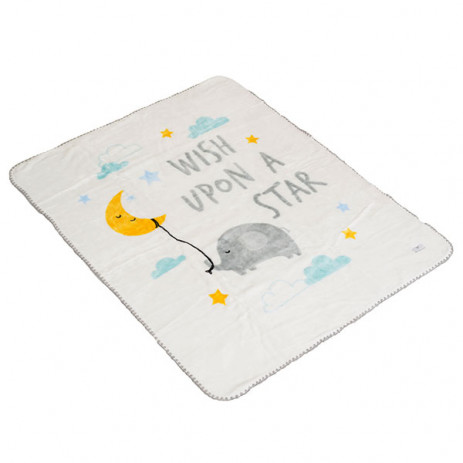 Cangaroo Baby blanket 110 x 140 cm SOFTY White from Pakostnik