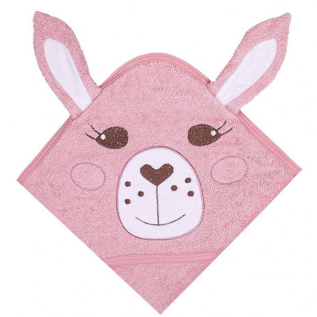 Bio Baby Baby bathrobe with ears - Fox 100% organic cotton Pink from Pakostnik