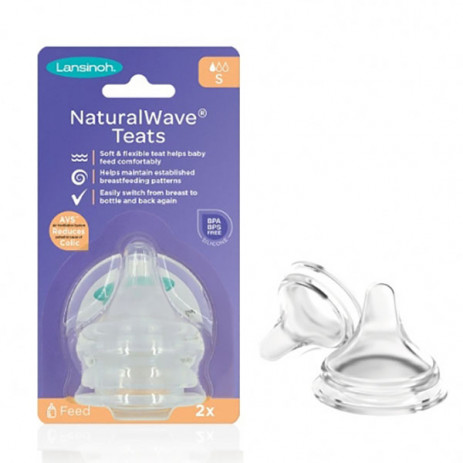 Lansinoh Teats Natural Wave 0m+ 2 pcs m-75900 from Pakostnik