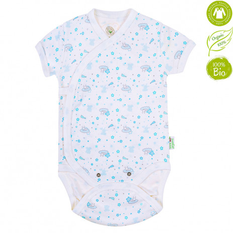 Bio Baby Baby bodysuits with short sleeves (50, 56, 62, 68, 74 cm) from Pakostnik