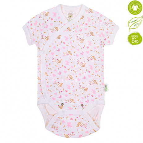 Bio Baby Baby bodysuits with short sleeves (50, 56, 62, 68, 74 cm) from Pakostnik