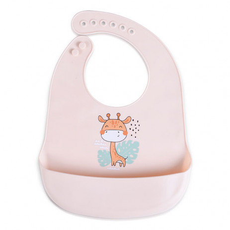Cangaroo Silicone bib ROOIBOS 2001 Pink from Pakostnik