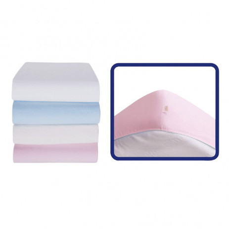 Sevi bebe Jersey Fitted Sheet 70 x 140 cm Pink from Pakostnik