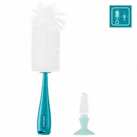 BabyМoov Bottle and pacifier brush with vacuum A006007 from Pakostnik