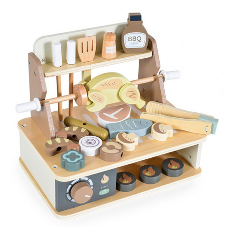 Moni Toys Wooden barbecue 26 parts 24070 from Pakostnik