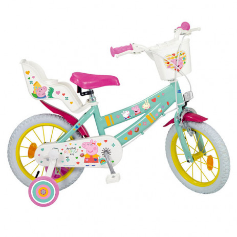 Toimsa Children's bicycle 16" PEPPA PIG Green 1698 from Pakostnik