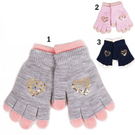Yoclub Children's knitted gloves (16 cm / 6-8 years) from Pakostnik