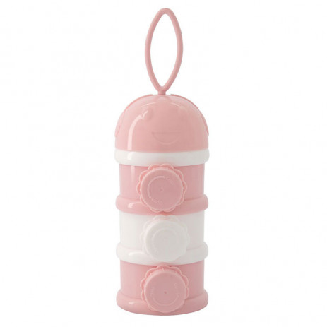 Kikkaboo Milk powder dispenser on three levels Pink from Pakostnik