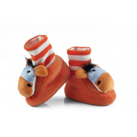 Attractive baby Warm baby booties with animal heads Attractive Baby from Pakostnik