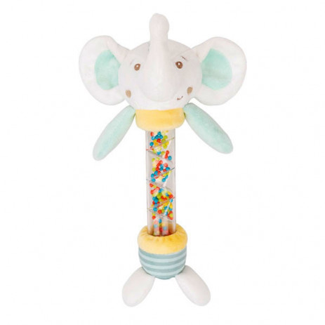 Kikkaboo Soft rattle with balls 28cm ELEPHANT TIME 0m+ from Pakostnik
