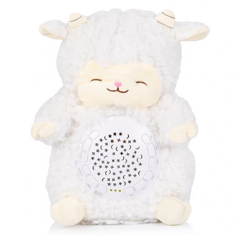 Chipolino Plush toy with projector and music (white noise) LAMB from Pakostnik