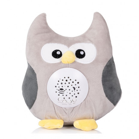 Chipolino Plush toy with projector and music LITTLE OWL from Pakostnik