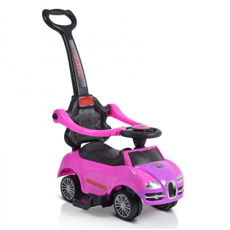 Moni Riding and pushing car with handle RIDER 208 Pink from Pakostnik