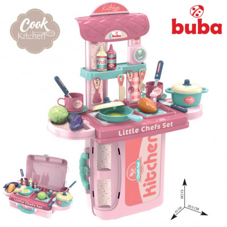 Buba Kitchen set - pink suitcase 008-971 from Pakostnik