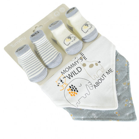 Cangaroo Set of 2 Bibs and 2 Socks TUMMY from Pakostnik