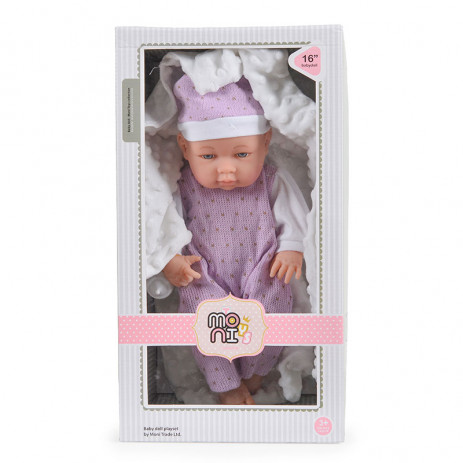 Moni Toys Doll 41 cm with blanket 9303 from Pakostnik