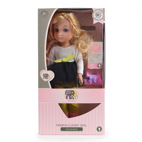 Moni Toys Musical doll FASHION 36 cm with comb and bag 9651 from Pakostnik