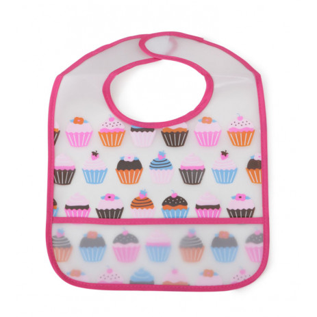 Cangaroo Bib Funny snack pink from Pakostnik