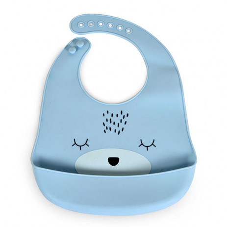 Cangaroo Silicone bib 4m+ OSCAR Blue from Pakostnik