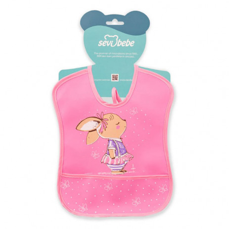 Sevi bebe Small Bib 0m+ Bunny from Pakostnik