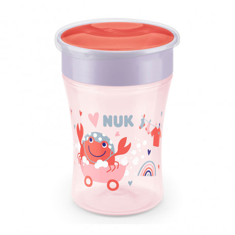 Nuk Магическа чаша 360 градуса EVOLUTION Magic Cup 230мл 8м+ за момиче from Pakostnik