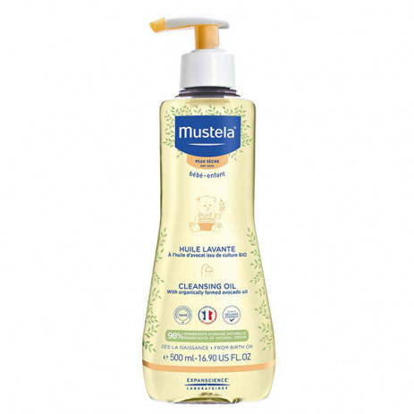 Mustela Baby Dry Skin Cleansing Oil 500ml from Pakostnik