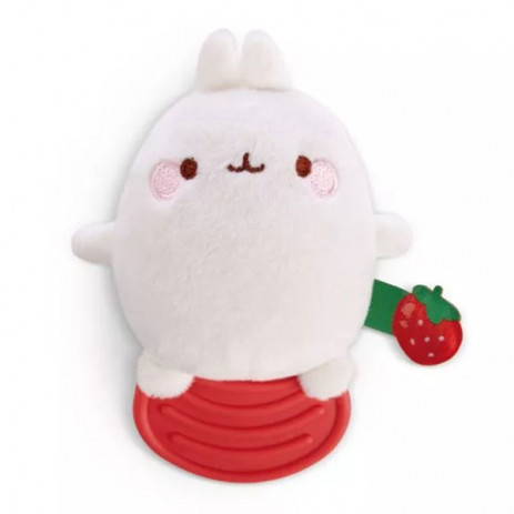 NICI Soft toy - teether 10 cm MOLANG 6m+ 49477 from Pakostnik