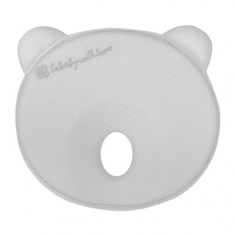 Kikkaboo Memory ergonomic pillow BEAR Airknit Grey from Pakostnik