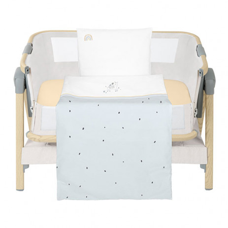 Kikkaboo Baby sleeping set for mini cot 3 parts Stripy Friends from Pakostnik