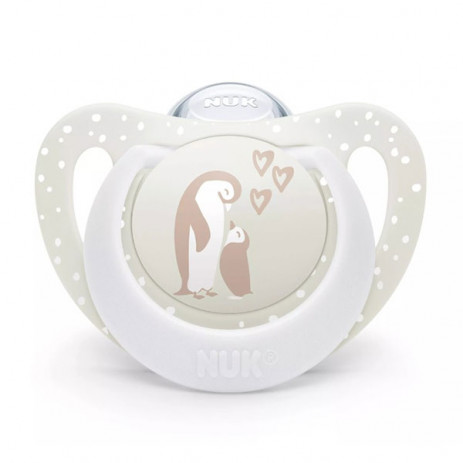 Nuk First Choice silicone pacifier (0-6 months) Penguin 10175384 from Pakostnik