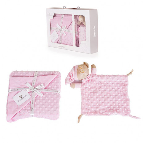 Cangaroo Blanket 75x100cm (in a box) + Cuddly toy BENNIE from Pakostnik
