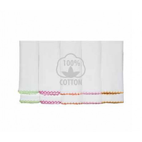 Sevi bebe Double-layer cotton towels 25x25sm 10 pieces girl from Pakostnik