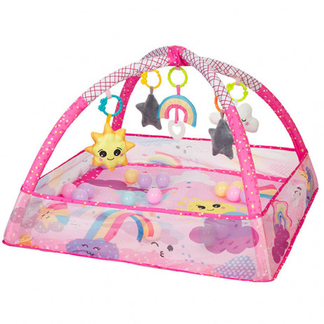 Kikkaboo Active gymnastics with 18 balls Pink Sky from Pakostnik