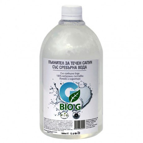 Bio G  Filler for Liquid soap with silver water 1000 ml KOZ.BG0015 from Pakostnik
