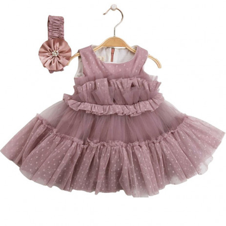 Alma Baby dress with tape (9,12,18,24 months) from Pakostnik