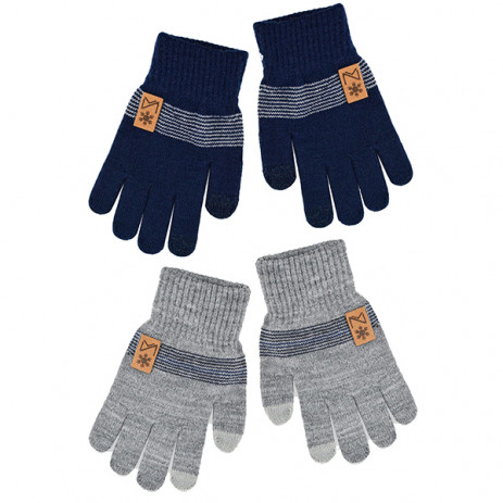 Noviti Children's gloves with 5 fingers (16 cm / 6-8 years) Bear from Pakostnik