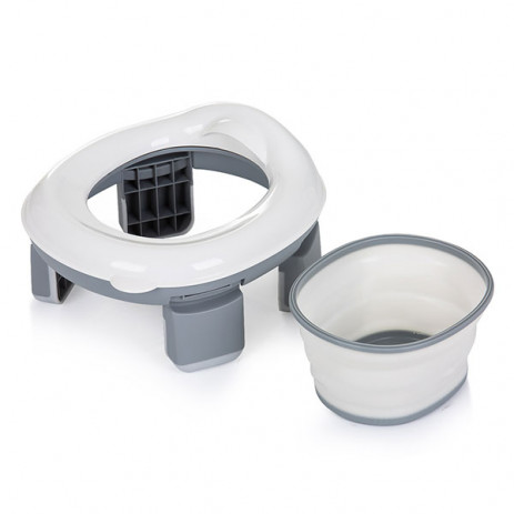 Chipolino Folding potty - toilet stand VIAGGIO Grey from Pakostnik