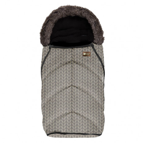 Kikkaboo Footmuff 80 x 45 cm Shiny Nylon Snow Braids from Pakostnik