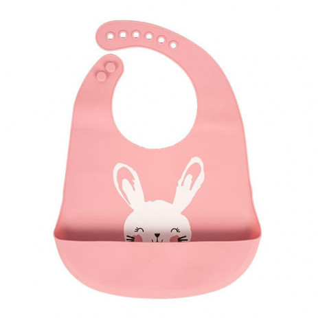 Sevi bebe Silicone Baby Bib 6m+ Bunny from Pakostnik