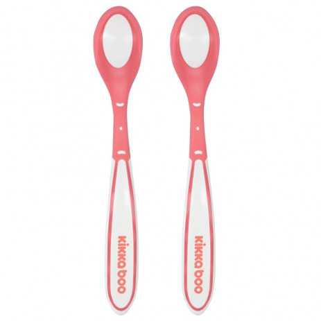 Kikkaboo Thermo spoons BOO 2pcs Pink from Pakostnik