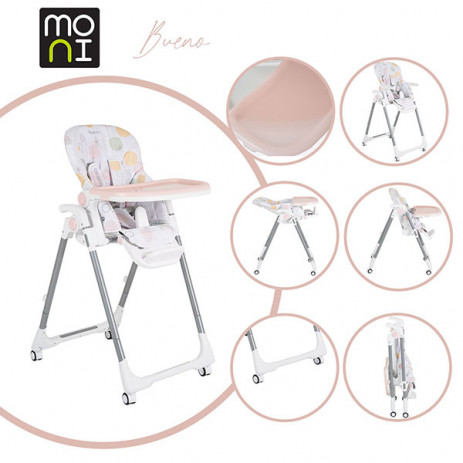 Moni High Chair BUENO Pink from Pakostnik