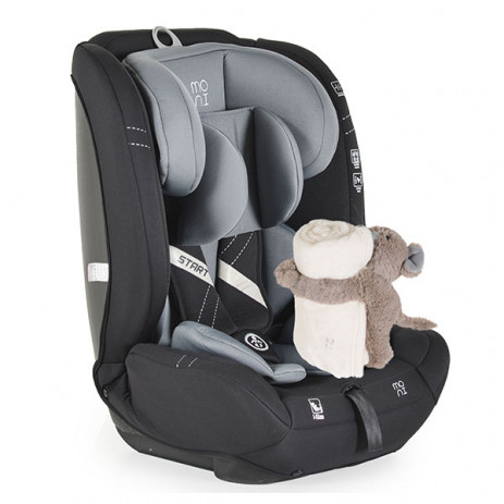 Moni Car seat i-Size (76-150 cm) START Grey from Pakostnik