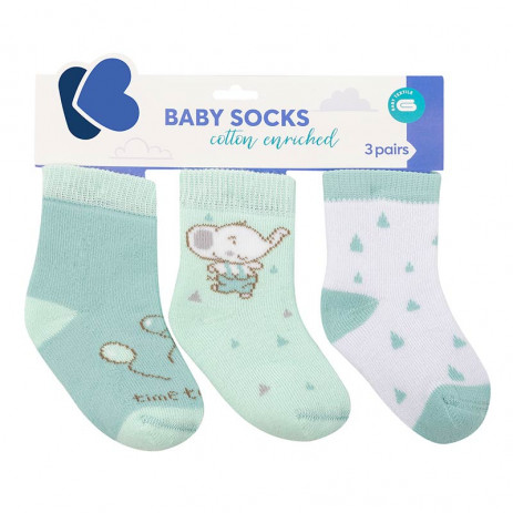 Kikkaboo Set of cotton thermal socks ELEPHANT TIME (2/3 years) from Pakostnik